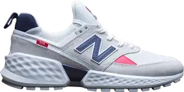 New Balance: Серые кроссовки  574
