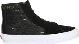 Vans: Чёрные кеды  Sk8-Hi