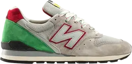 New Balance: Серые кроссовки 
