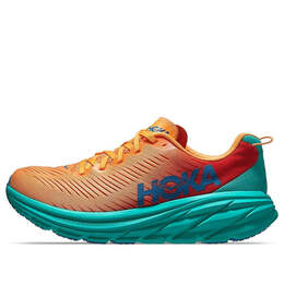 Hoka One One: Оранжевые кроссовки 