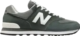 New Balance: Серые кроссовки  574