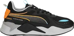 PUMA: Чёрные кроссовки  RS-X