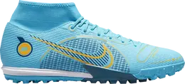 Nike: Голубые кроссовки  Mercurial