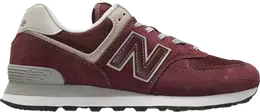 New Balance: Бордовые кроссовки  574