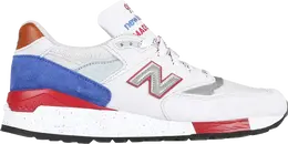 New Balance: Серые кроссовки 