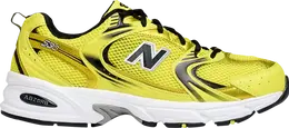 New Balance: Жёлтые кроссовки 