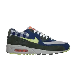 Nike: Синие кроссовки  Air Max 90 Premium