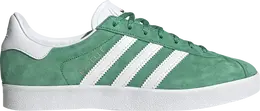 Adidas: Зелёные кроссовки  Gazelle