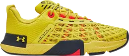 Under Armour: Жёлтые кроссовки 