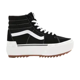 Vans: Чёрные кроссовки  Sk8-Hi