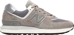 New Balance: Серые кроссовки  574