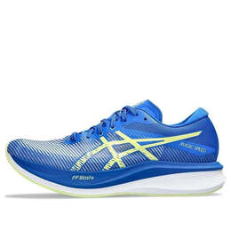Asics: Голубые кроссовки 
