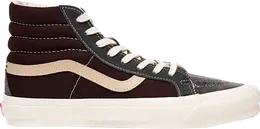 Vans: Коричневые кеды  SK8-Hi LX