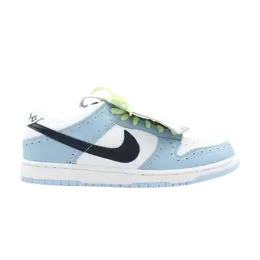 Nike: Белые кроссовки  Dunk Low Premium SB