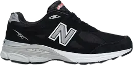 New Balance: Чёрные кроссовки 