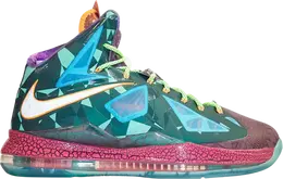 Nike: Многоцветные кроссовки  Lebron 10