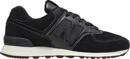 New Balance: Чёрные кроссовки  574