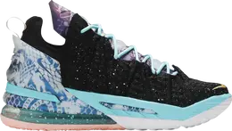 Nike: Чёрные кроссовки  Lebron 18