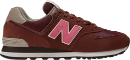 New Balance: Коричневые кроссовки  574