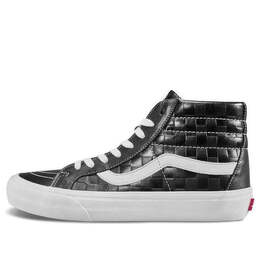 Vans: Чёрные кроссовки  SK8-Hi Reissue