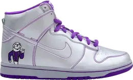 Nike: Серебристые кроссовки  Dunk High Premium SB