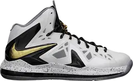 Nike: Белые кроссовки  Lebron 10
