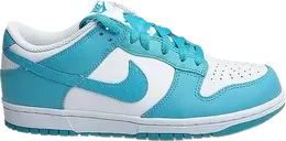 Nike: Голубые кроссовки  Dunk Low