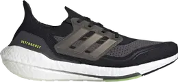 Adidas: Чёрные кроссовки  Ultraboost 21