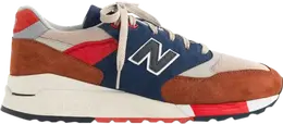 New Balance: Коричневые кроссовки 