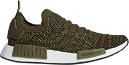 Adidas: Зелёные кроссовки  NMD_R1 STLT