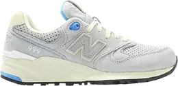 New Balance: Серые кроссовки 
