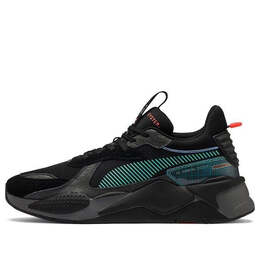 PUMA: Чёрные кроссовки  RS-X