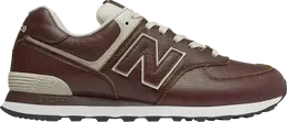New Balance: Тёмные кроссовки  574
