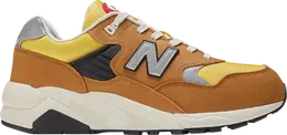 New Balance: Коричневые кроссовки 