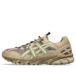 Asics: Зелёные кроссовки  Gel