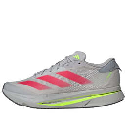 Adidas: Серые кроссовки  Adizero