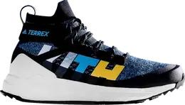 Adidas: Синие кроссовки  Terrex Free Hiker