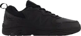 New Balance: Чёрные кроссовки 