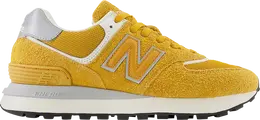 New Balance: Золотые кроссовки  574