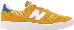 New Balance: Жёлтые кроссовки 