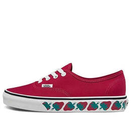 Vans: Красные кроссовки  Authentic