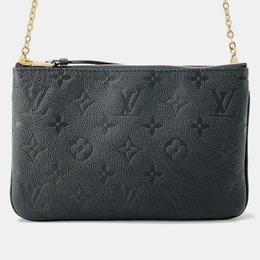 Louis Vuitton: Чёрная сумка  Pochette