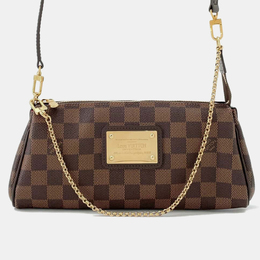 Louis Vuitton: Коричневая сумка 