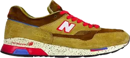 New Balance: Коричневые кроссовки  1500