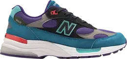 New Balance: Фиолетовые кроссовки  992