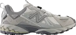 New Balance: Серые кроссовки 