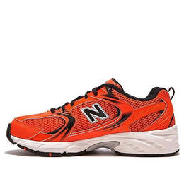 New Balance: Оранжевые кроссовки 
