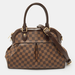 Louis Vuitton: Коричневая сумка 