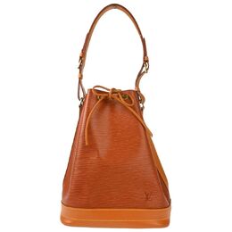 Louis Vuitton: Коричневая сумка  Épi