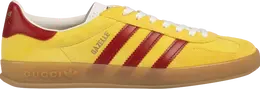 Adidas: Жёлтые кроссовки  Gazelle